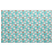 Tissu Motif Santa Clauses (Fat Quarter)