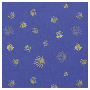 Tissu motif Santiago Scallop Shell