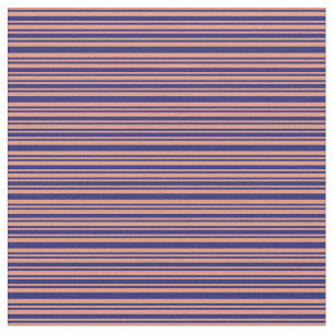 Tissu Motif Saumon bleu et foncé de minuit