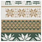 Tissu Motif scandinave (Échantillon)