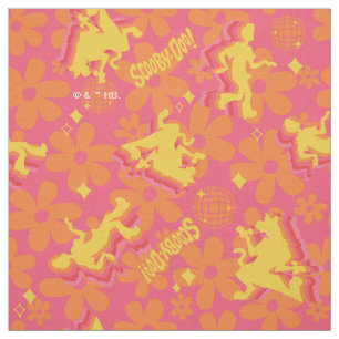 Tissu Motif Scooby-Doo Disco super