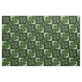 Tissu Motif shamrock Checkerboard (Fat Quarter)