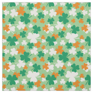 Tissu Motif Shamrock de la Saint Patrick