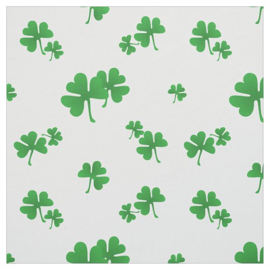 Tissu Motif Shamrock irlandais mignon (Échantillon)