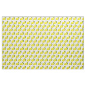 Tissu Motif simple citron blanc (Yard)