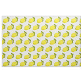 Tissu Motif simple citron blanc (Fat Quarter)
