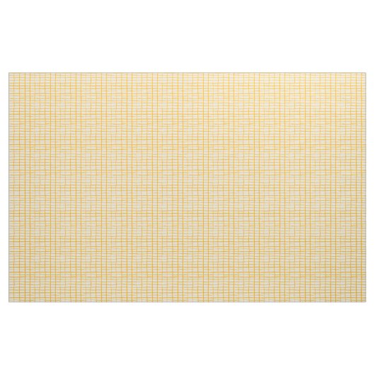 Tissu Motif simple grille jaune (Yard)