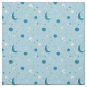 Tissu Motif Sky & Space bleu (Échantillon)