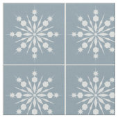 Tissu Motif Snowflake (Fermer)