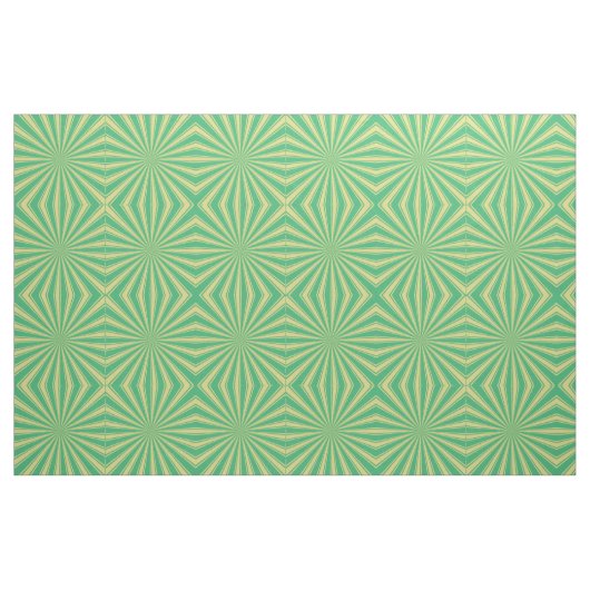 Tissu Motif Sun Ray Mint moderne (Fat Quarter)