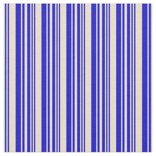 Tissu Motif Tan & Blue Lines (Fermer)