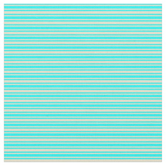 Tissu Motif Tan et Aqua Lines (Fermer)