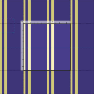 Tissu Motif Tan et Ardoise foncée Bleu