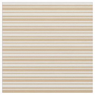 Tissu Motif tan et jaune clair/rayé