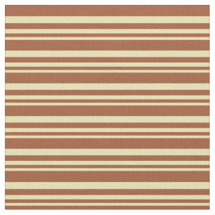 Tissu Motif Tan et Sienna Lines