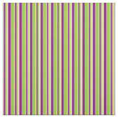 Tissu Motif Tan, Violet et Vert (Échantillon)