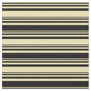 Tissu Motif tanné et noir/rayé