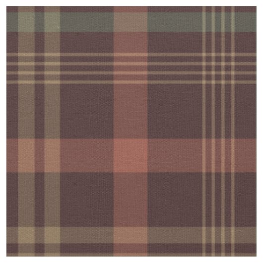 Tissu Motif tartan de Thanksgiving (Fermer)