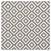 Tissu Motif Taupe Diamonds (Échantillon)