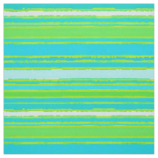 Tissu Motif tendance Lime Green Aqua Turquoise Stripes