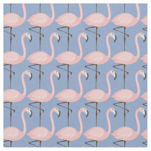 Tissu Motif tendre de Flamant rose