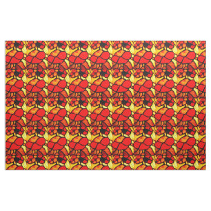 TISSU MOTIF TIFFANY EN VERRE TAILLÉ