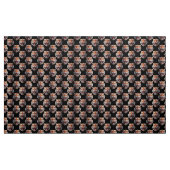 Tissu Motif Tiger - Noir (Yard)