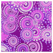 Tissu Motif tourbillon fractal, tons violets (Fermer)