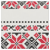 Tissu Motif traditionnel roumain "Les Etoiles" (Fermer)