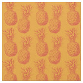 Tissu Motif transparent avec ananas (Fermer)