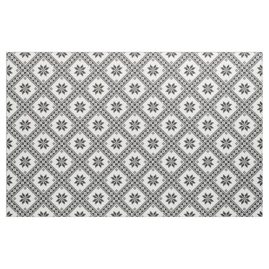 Tissu Motif transparent de conception de point de croix (Fat Quarter)