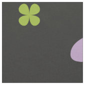 Tissu Motif Trèfle et Cœurs (Fermer)