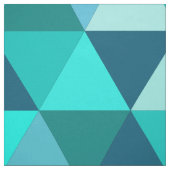 Tissu Motif Triangles Turquoise moderne (Échantillon)