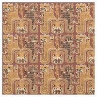 Motif tribal péruvien précolombien Wari Jaguar