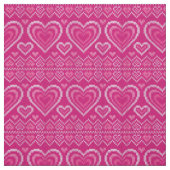 Tissu Motif tricoté par Saint-Valentin 2 (Échantillon)