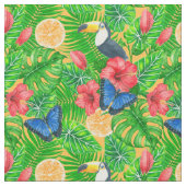Tissu Motif tropical (Fermer)