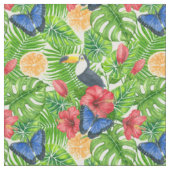 Tissu Motif tropical (Fermer)