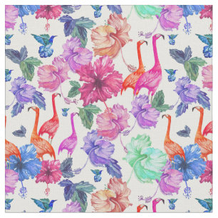 Tissu Motif tropical d'aquarelle