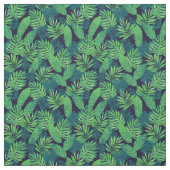 Tissu Motif tropical de feuille (Échantillon)