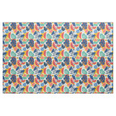 Tissu Motif Tropical Pastèque & Ananas (Fat Quarter)