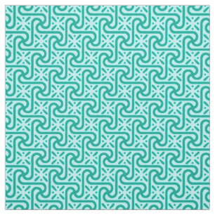 Tissu Motif, turquoise et aqua égyptiens de tuile