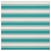 Tissu Motif turquoise et beige (Échantillon)