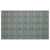 Tissu Motif Turquoise Et Or (Fat Quarter)