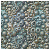 Tissu Motif Turquoise Et Or (Fermer)