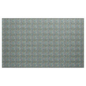 Tissu Motif Turquoise Et Or (Yard)
