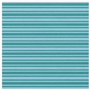 Tissu Motif turquoise et Sky Blue Stripes