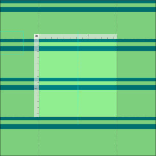Tissu Motif turquoise et vert clair des rayures