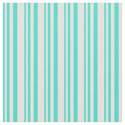 Tissu Motif Turquoise & Jaune clair (Fermer)
