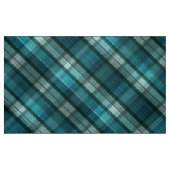 Tissu Motif turquoise vibrant et moderne de plaid (Fat Quarter)