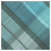 Tissu Motif turquoise vibrant et moderne de plaid (Détail)